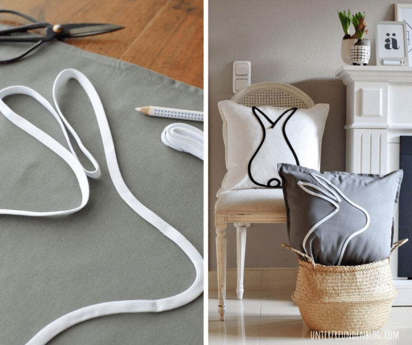 DIY Kissen Hase
