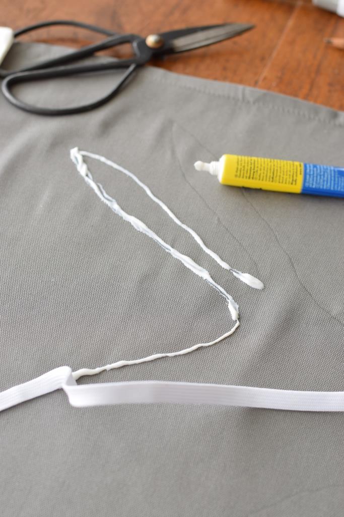 Schnürsenkel Textilkleber Kissen