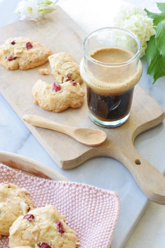 Rhabarber Kekse zum Espresso