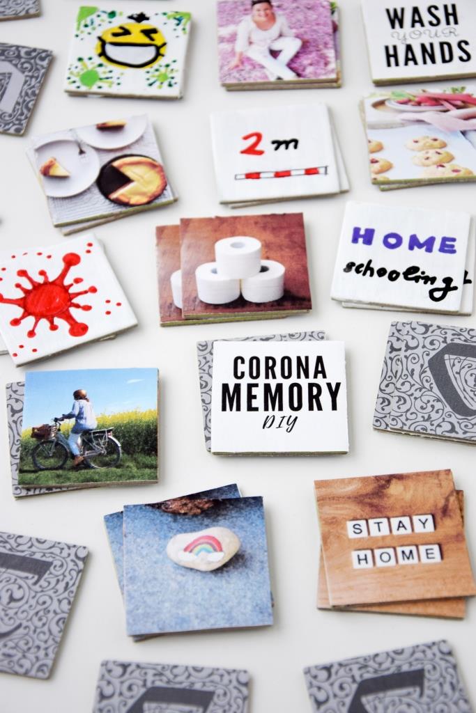 Corona Memory Spiel selbst machen