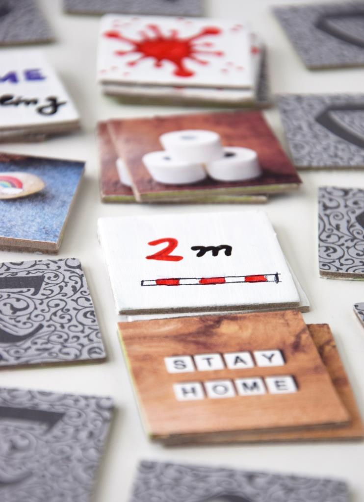 Corona Memory selbst gestalten