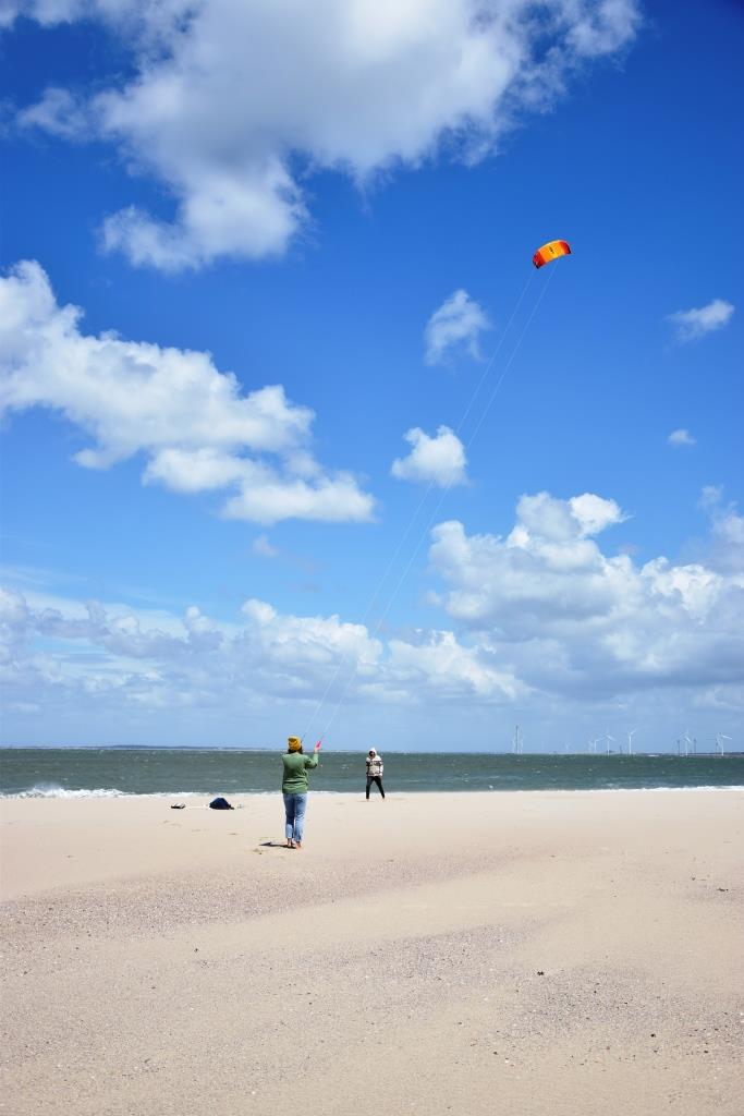 Drachen Strand Zeeland