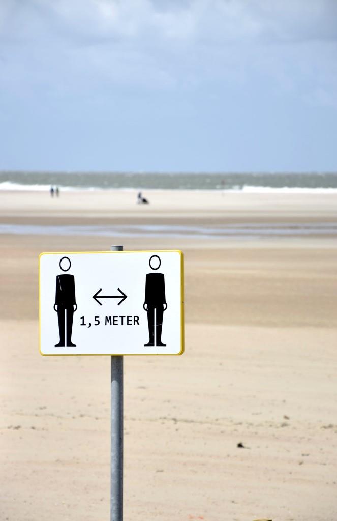 Schild Abstand Zeeland