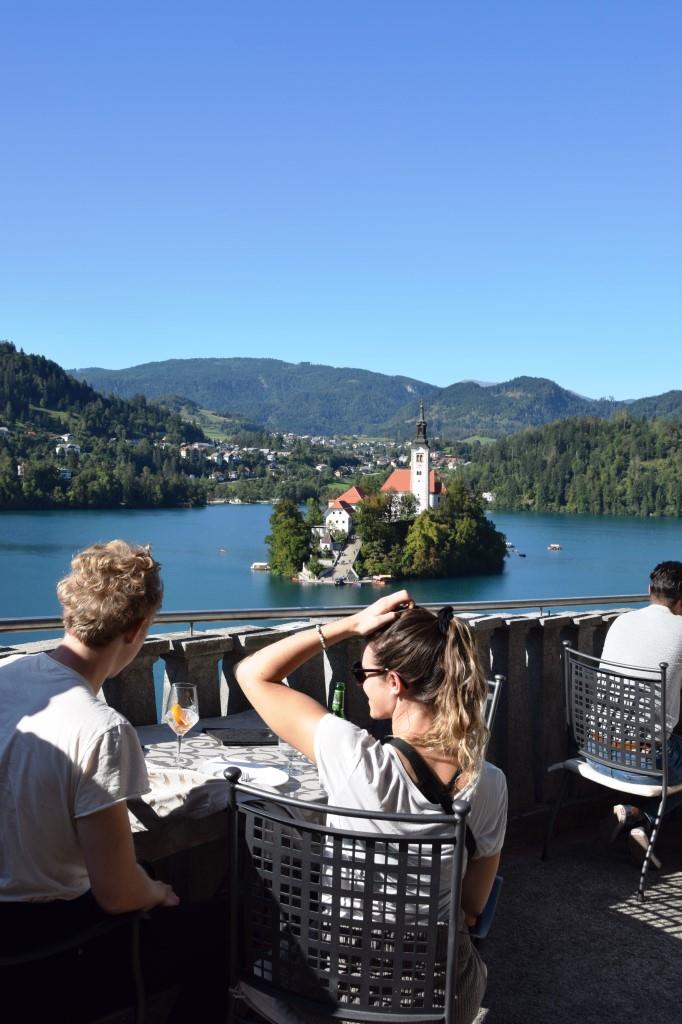 Kaffeepause Belvedere Bled