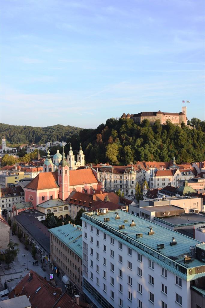 Aussicht Burg Ljublana