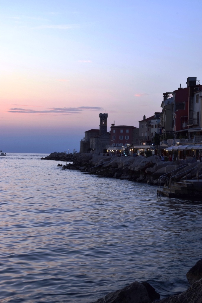 Piran Promenade Abend