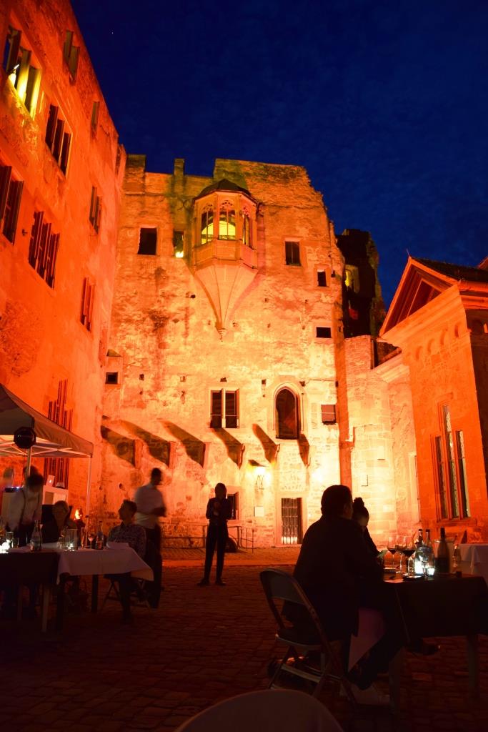 Blaue Stunde Schloss Heidelberg