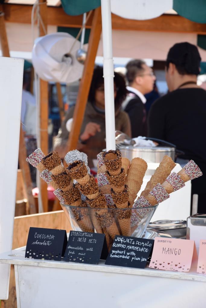 Eiswaffeln Foodmarket Ljubljana