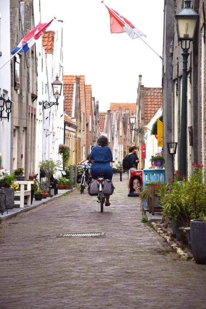 Radfahren Holland Dorf