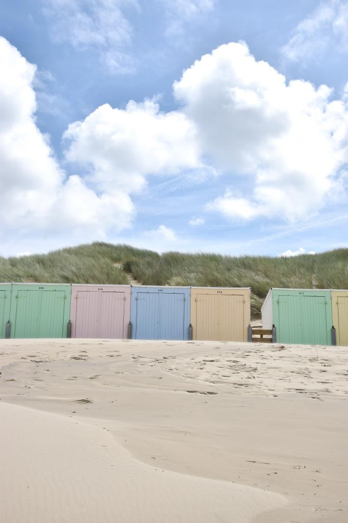 Pastell Strandhaus Zeeland