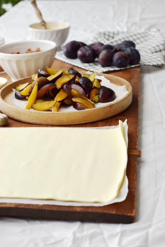 Blätterteig Rezept Zwetschgenplunder