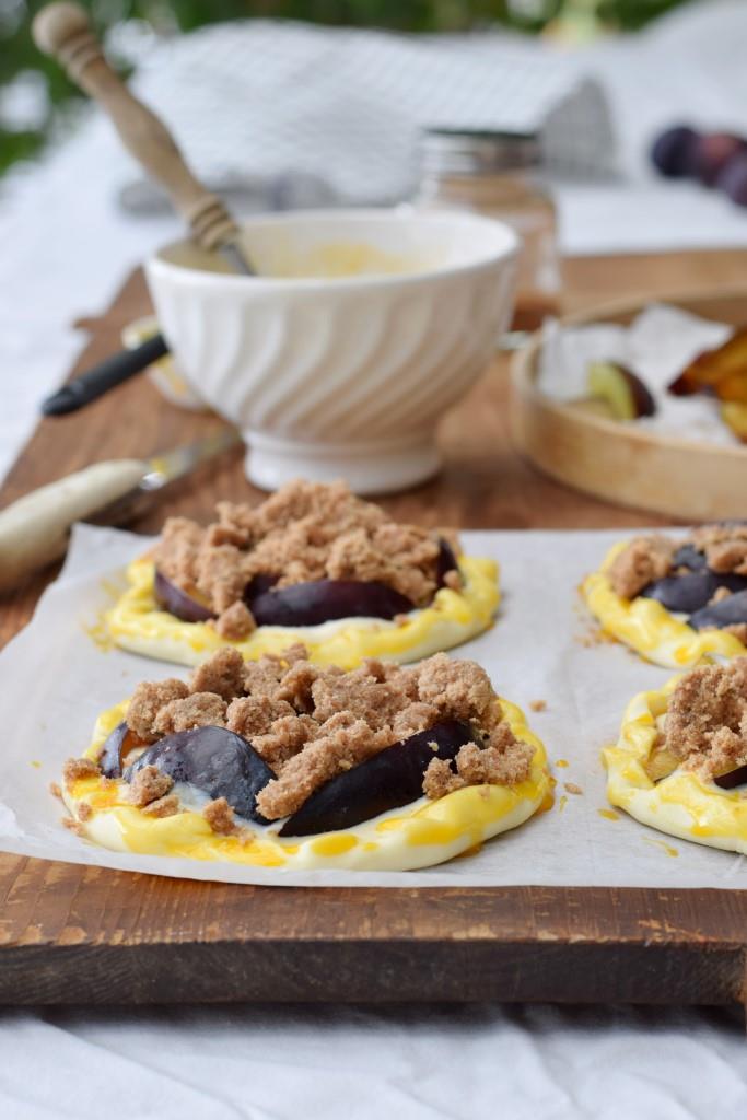 Pflaumenplunder Plunder Blätterteig