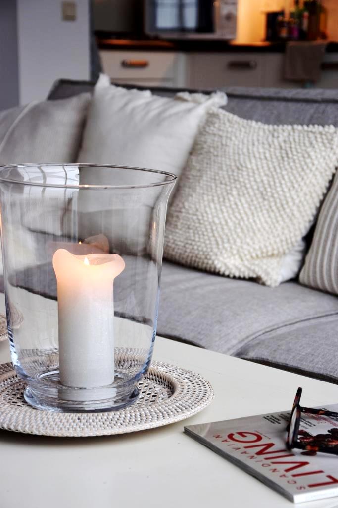 Sofa Kerzen Kissen