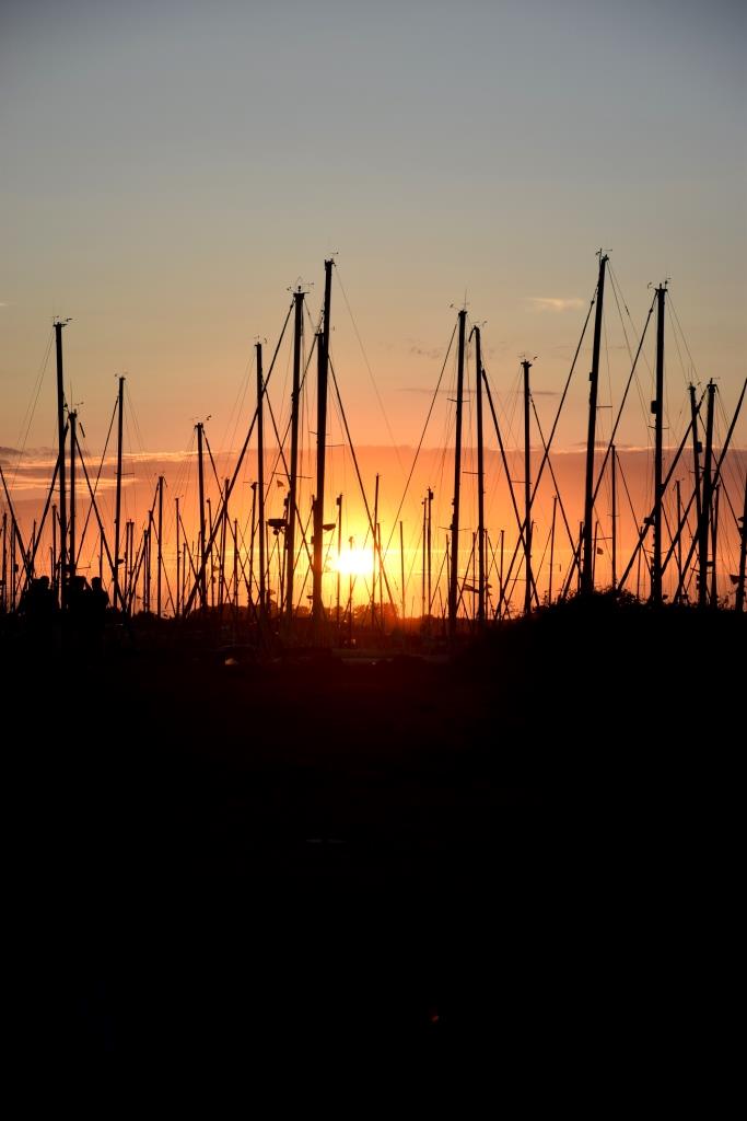 Sonnenuntergang Hafen Zeeland