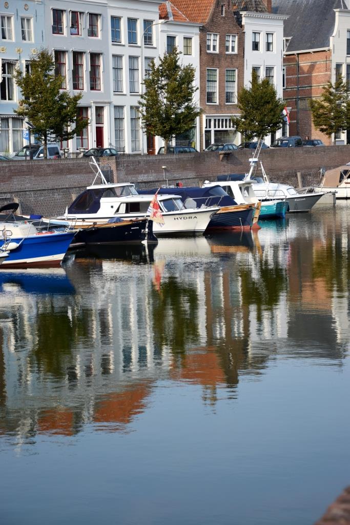 Gracht Boote Middelburg