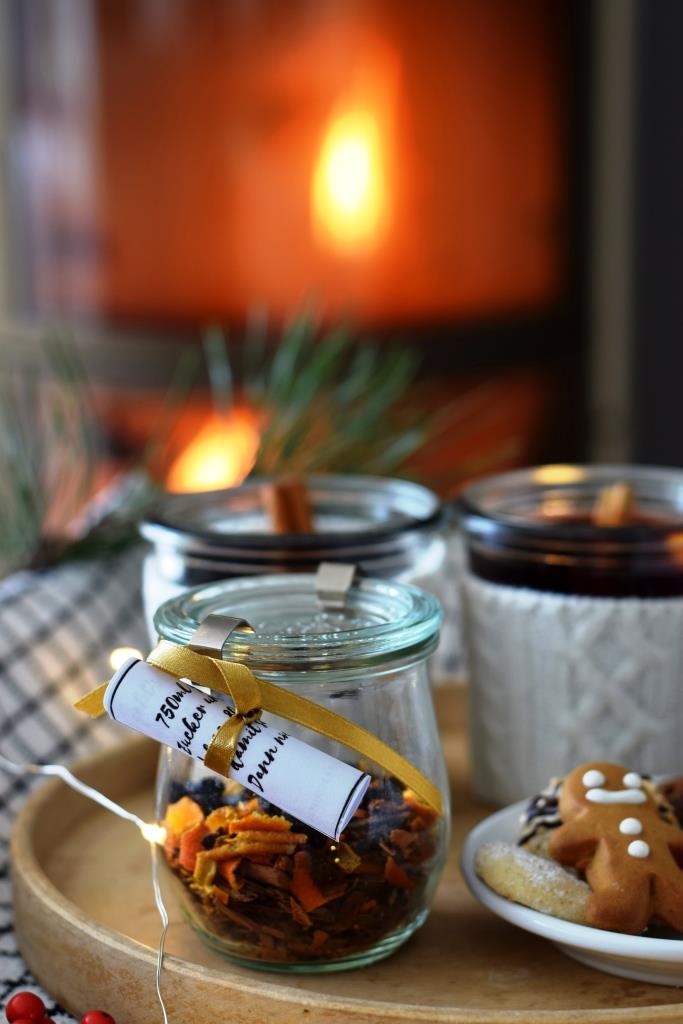 Glühwein Kamin Plätzchen