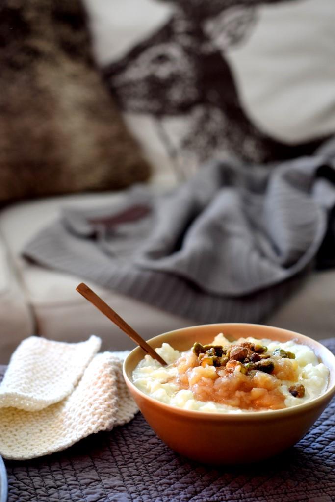 herbstlicher Milchreis Kompott