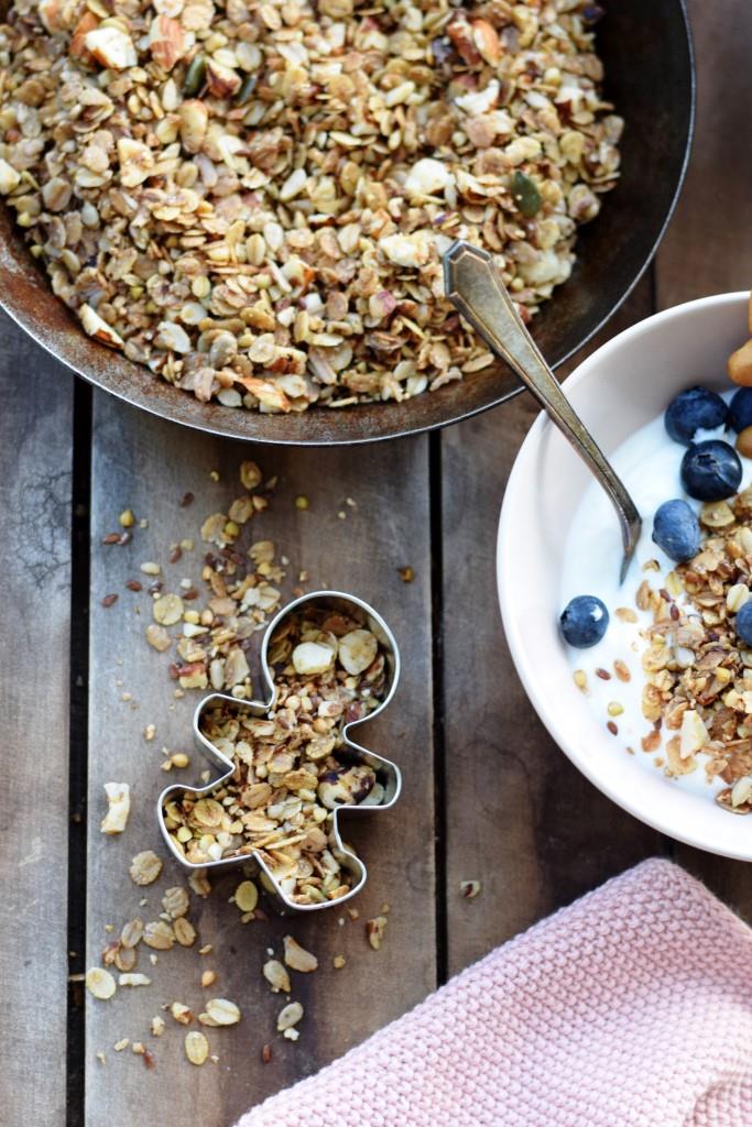 Lebkuchen Granola Pfanne