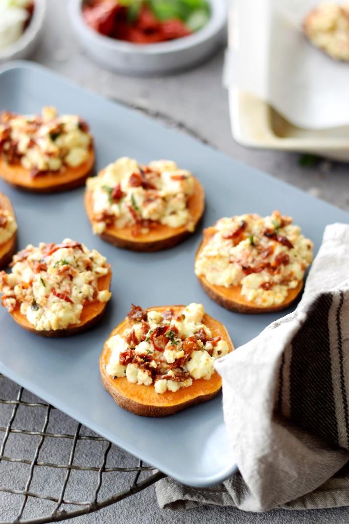 Snack Süßkartoffel Feta