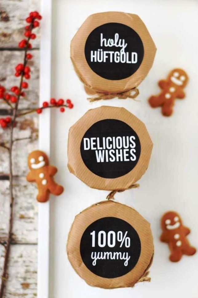 Weihnachten Etiketten Anhänger