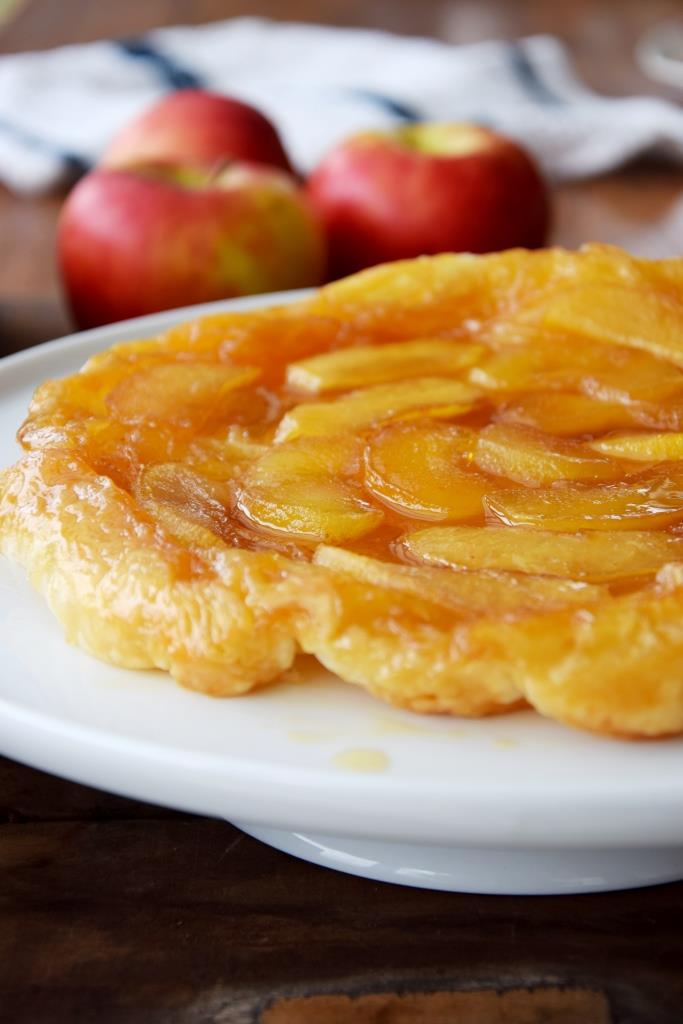 Upside Down Cake / Tarte Tatin / Überkopfkuchen / Op de kop taart