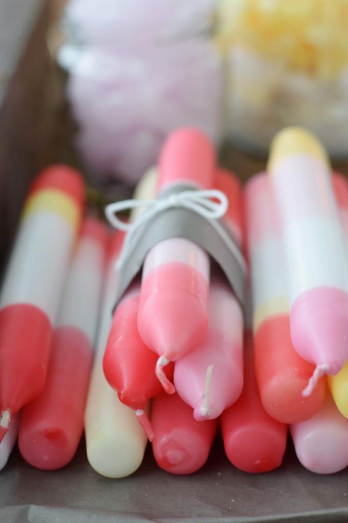 Kerzen selbst färben