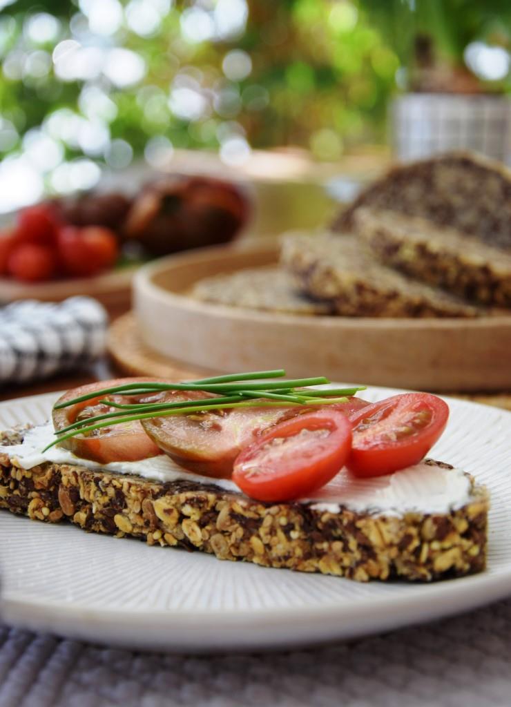 Brot Tomaten Brotzeit