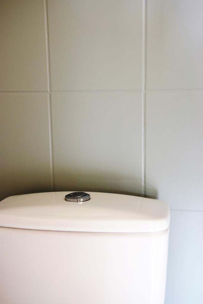 Ich liebe das schöne matte Finish der gestrichenen Fliesen