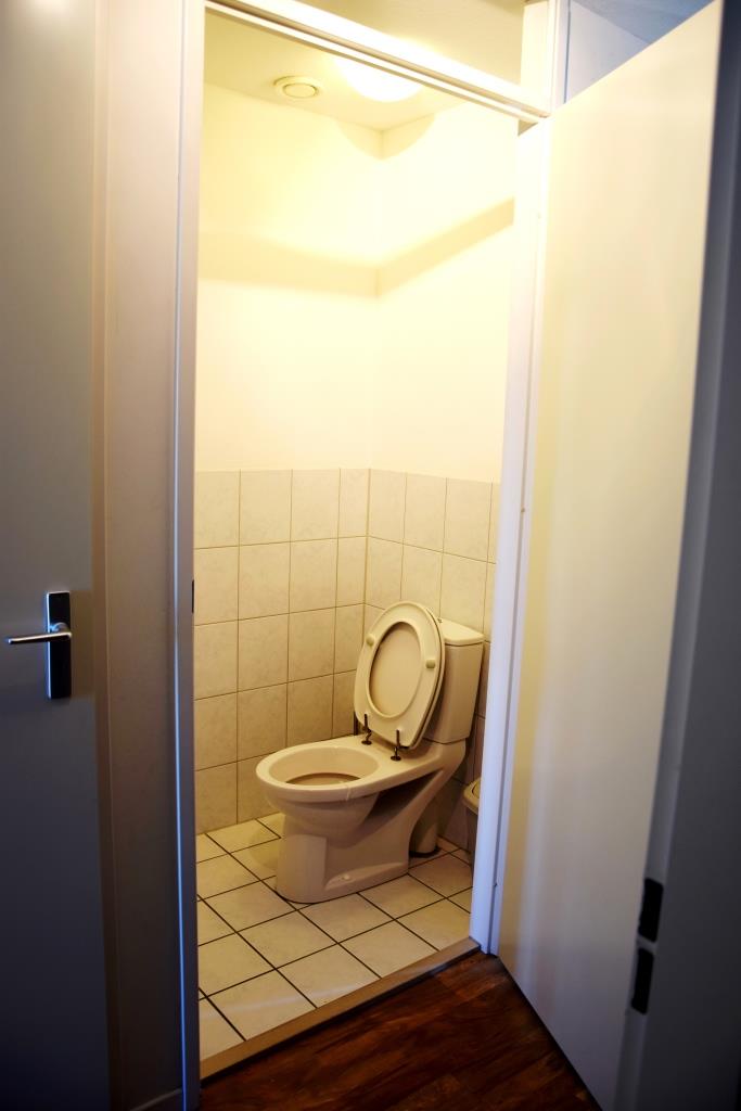 Das WC Vorher: nicht sehr einladend ;-)