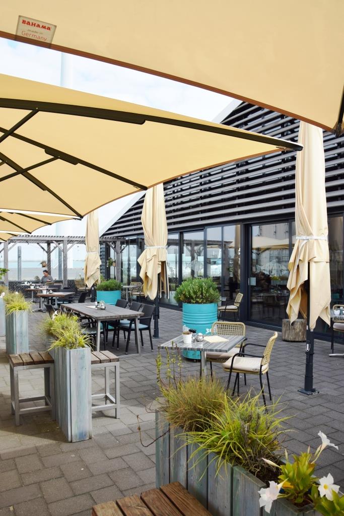 Seafarm Kamperland Zeeland - die Restaurant Terrasse