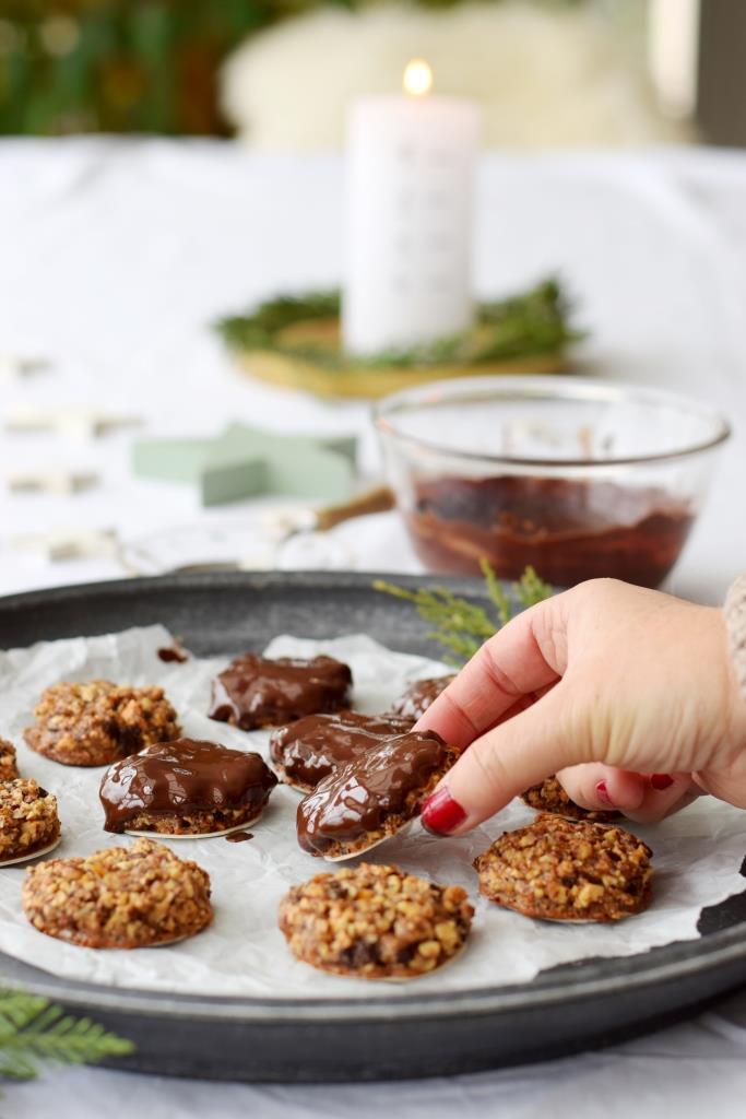 Weihnachtsbäckerei Lebkuchen selbstgebacken
