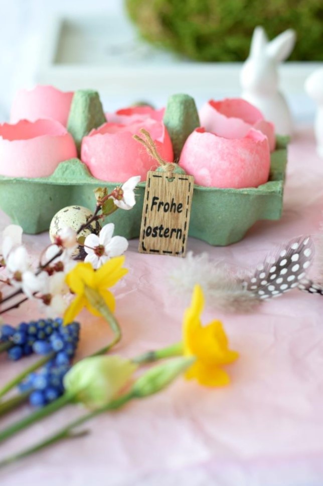 DIY süße Eiervasen zu Ostern - Ei Ei Ei Osterbastelei