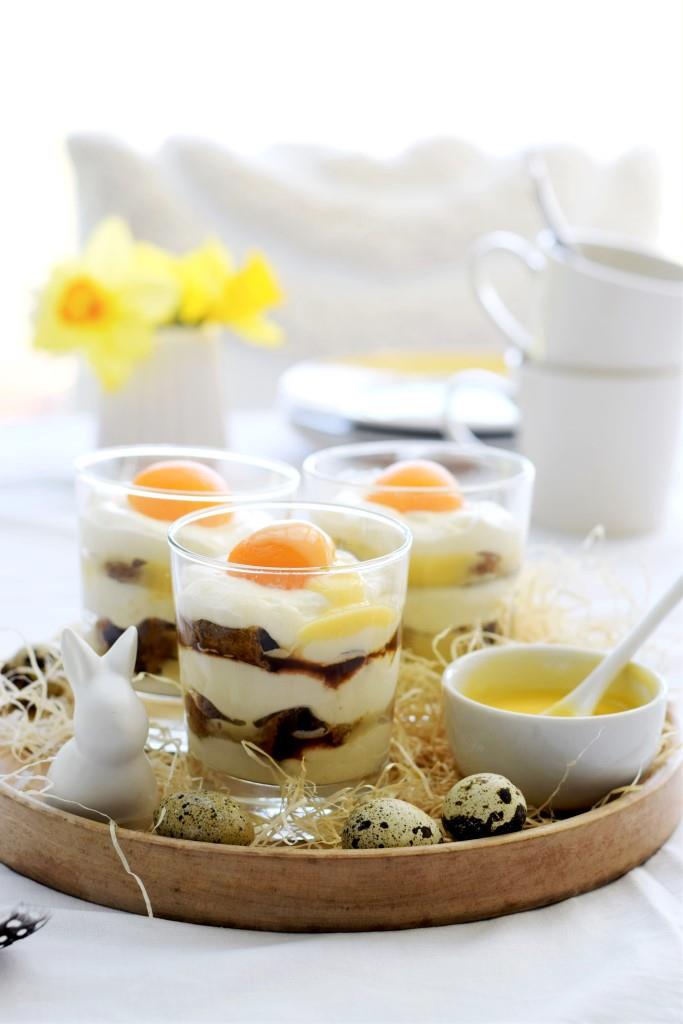 Unser allerliebstes Dessert an Ostern - das schnelle Eierlikör-Tiramisu im Glas
