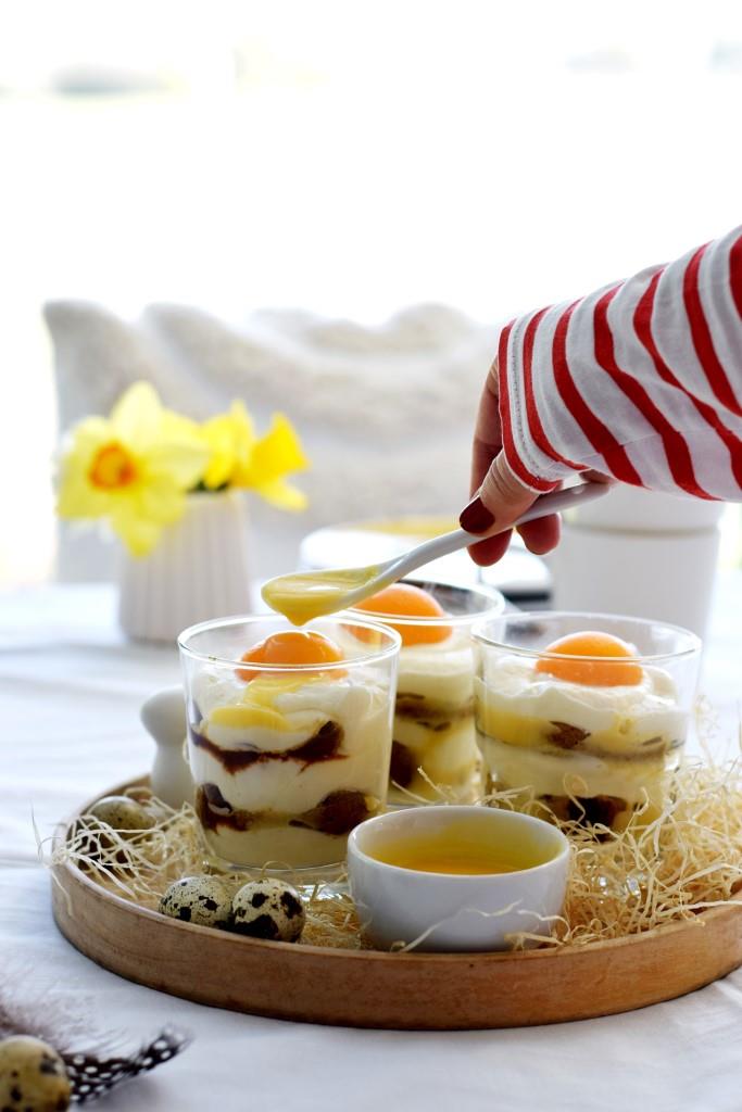 Lieblings-Oster-Rezept! Schnelles und einfaches Eierlikör-Tiramisu im Glas