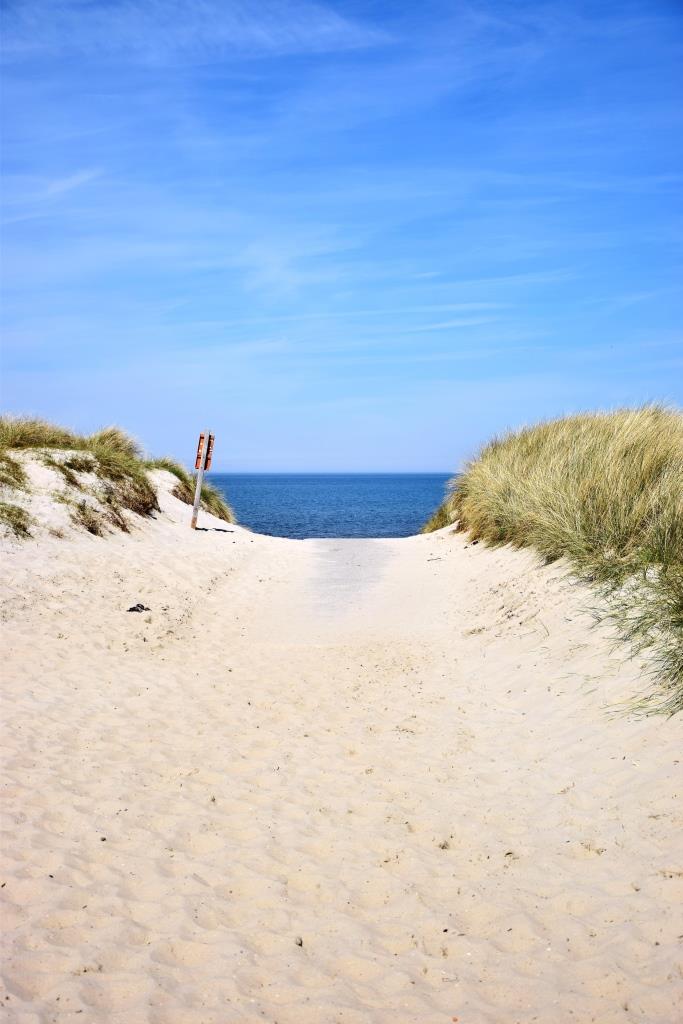 Strandzugang zum Strand in Domburg Zeeland