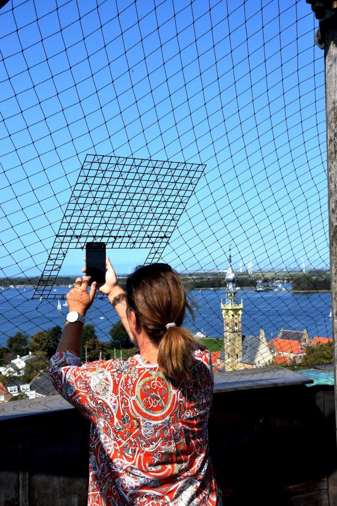 Aussicht auf Veere von oben / Zeeland Niederlande Holland
