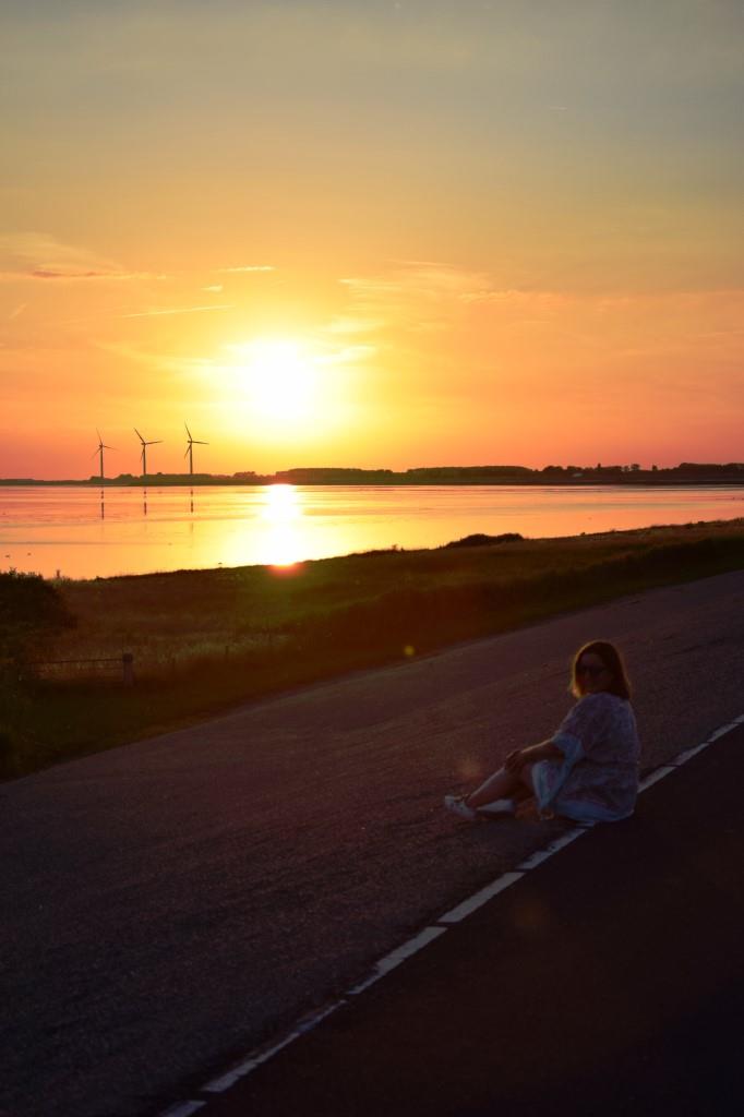 Hach! Was man halt abends so macht in Zeeland - Sunset-Watching!