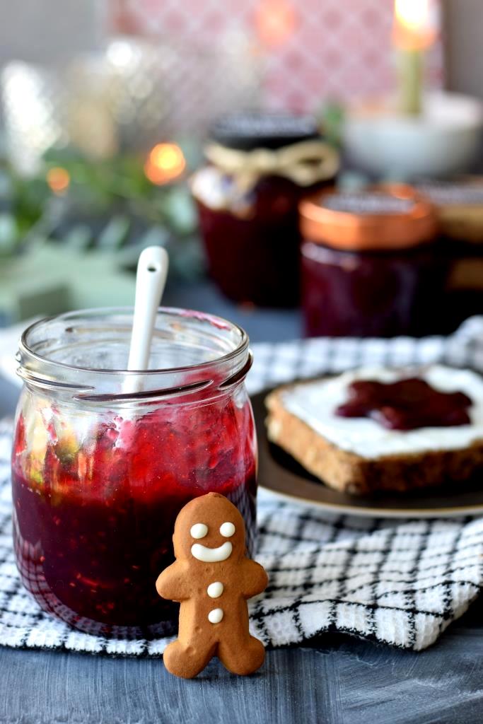 Rezept Weihnachtsmarmelade Beeren Lebkuchen - have a very berry christmas