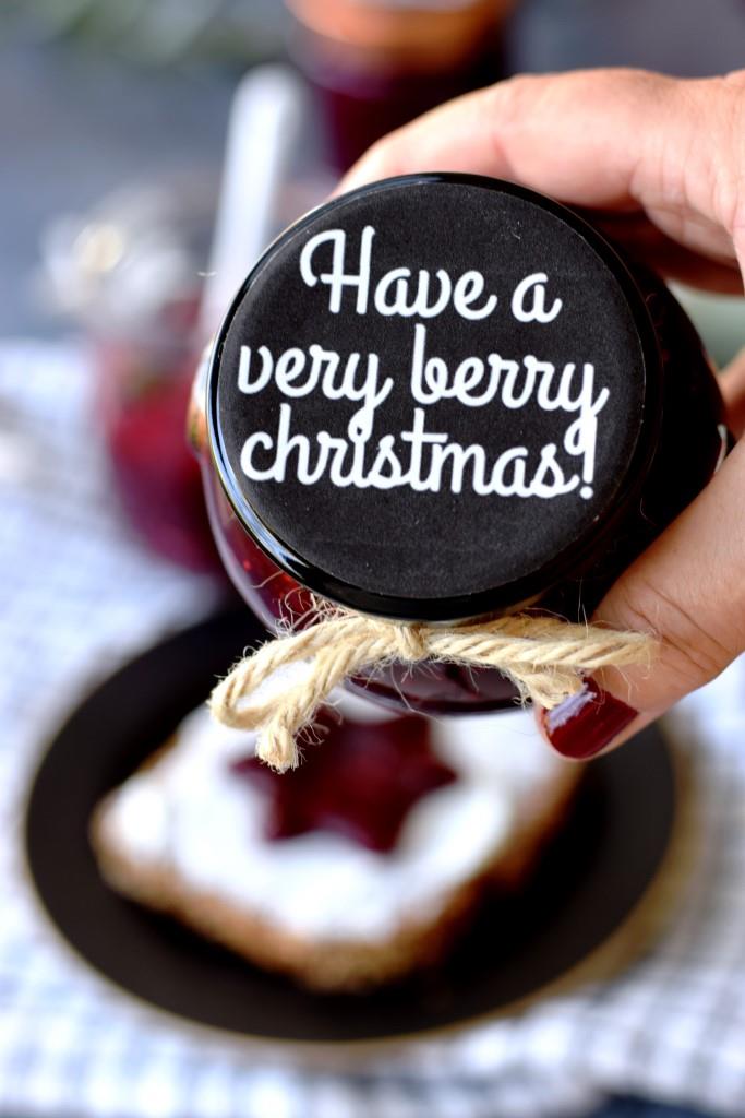 Weihnachtsmarmelade - einfaches Rezept mit Gratis Etikett zum Download