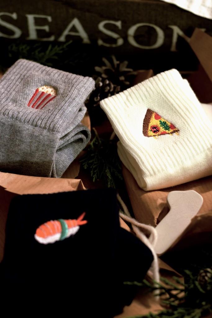 Adventskalender mit Socken