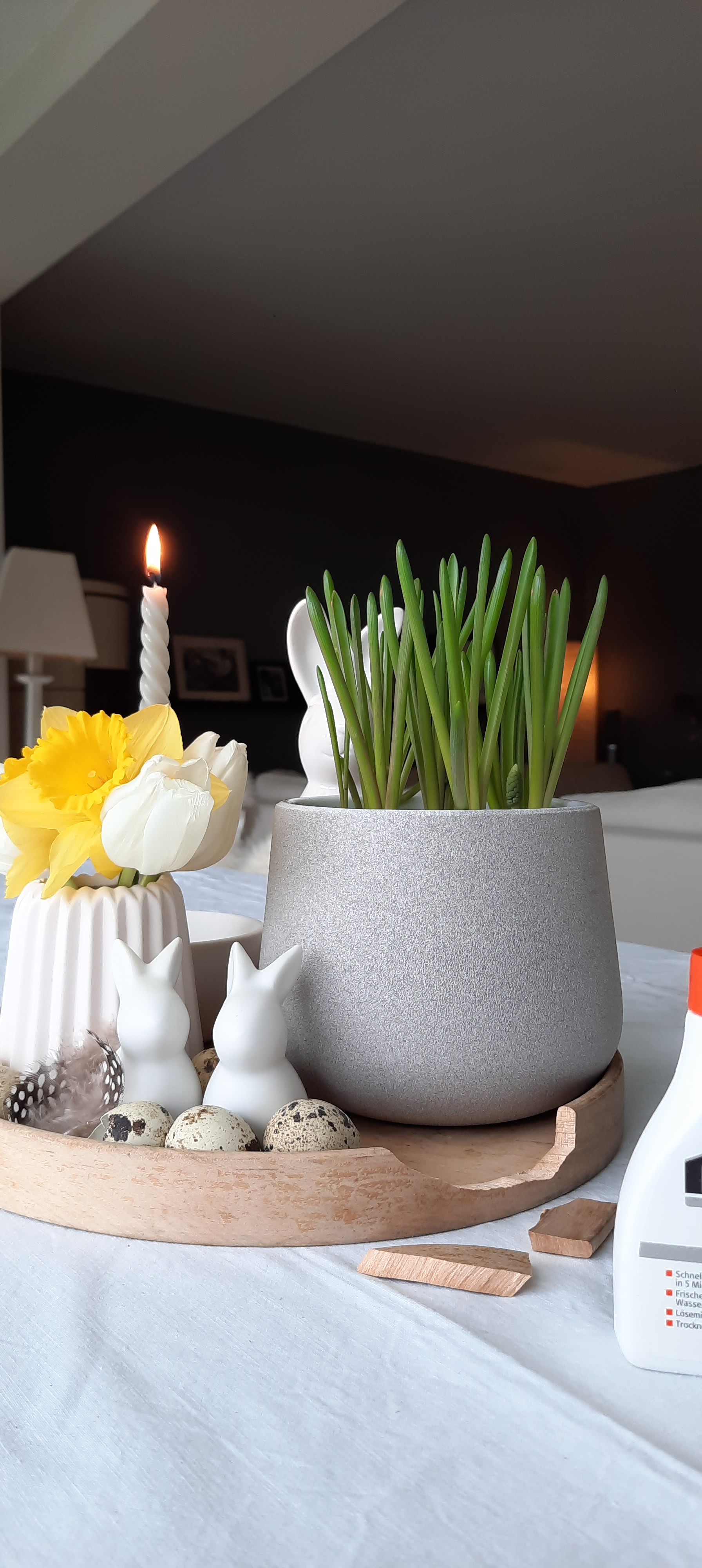 12 von 12 im März 2023 - Holztablett - Unterfreundenblog