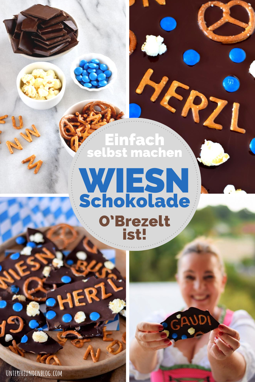 O'Brezelt ist - Oktoberfest Schokolade einfach selbst machen