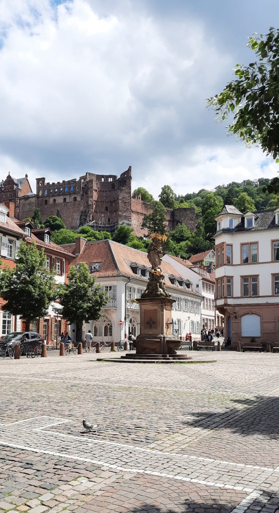 Kornmarkt Heidelberg Schloss 12von12 Unterfreundenblog