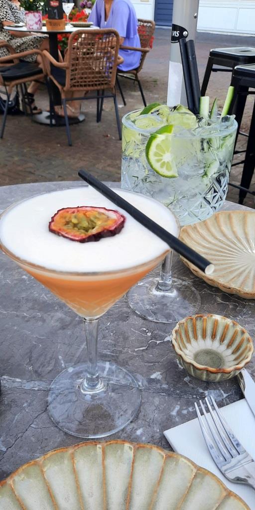 Pornstar Martini und Gin Tonic bei Mels in Oude-Tonge