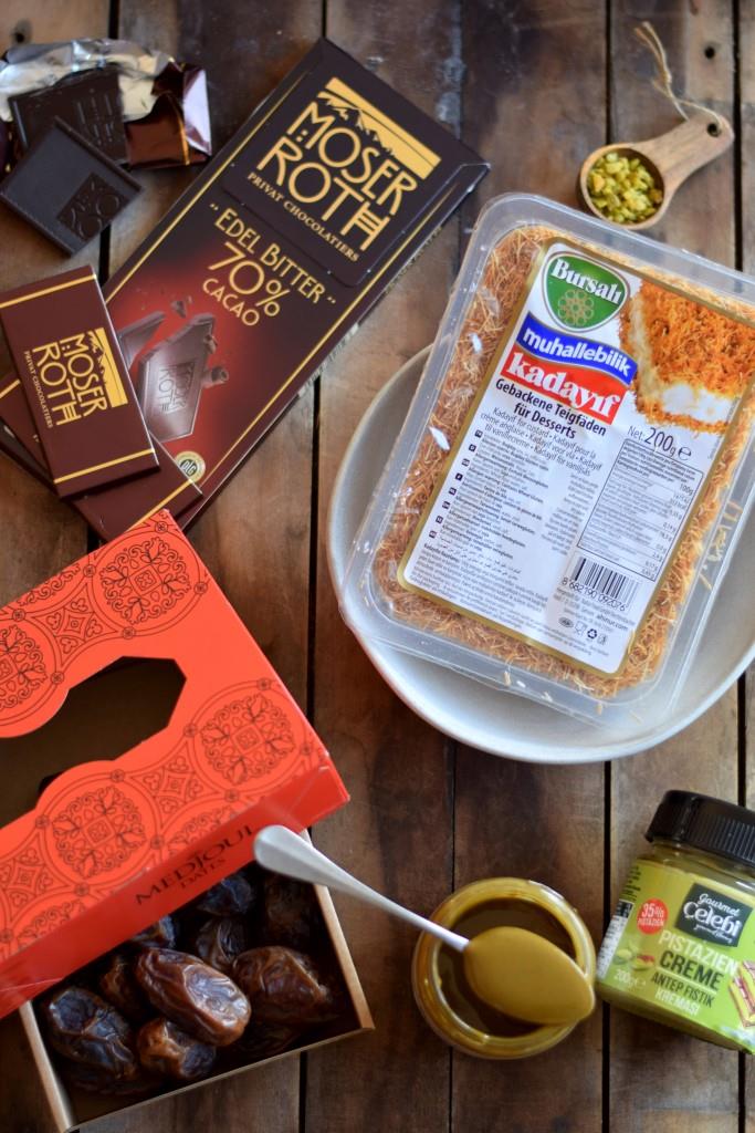 Dubai Chocolate Datteln aus nur vier Zutaten