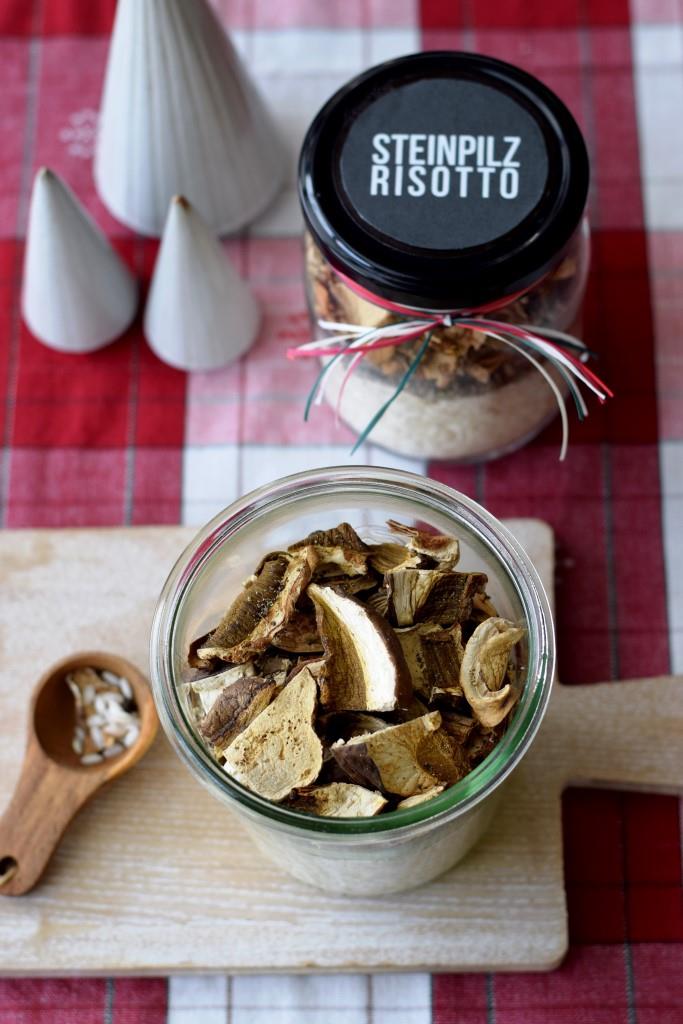 Geschenkidee - Feines Steinpilz Risotto im Glas - einfach selbstgemacht