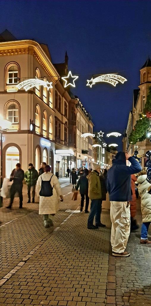 Advent Fußgängerzone Heidelberg