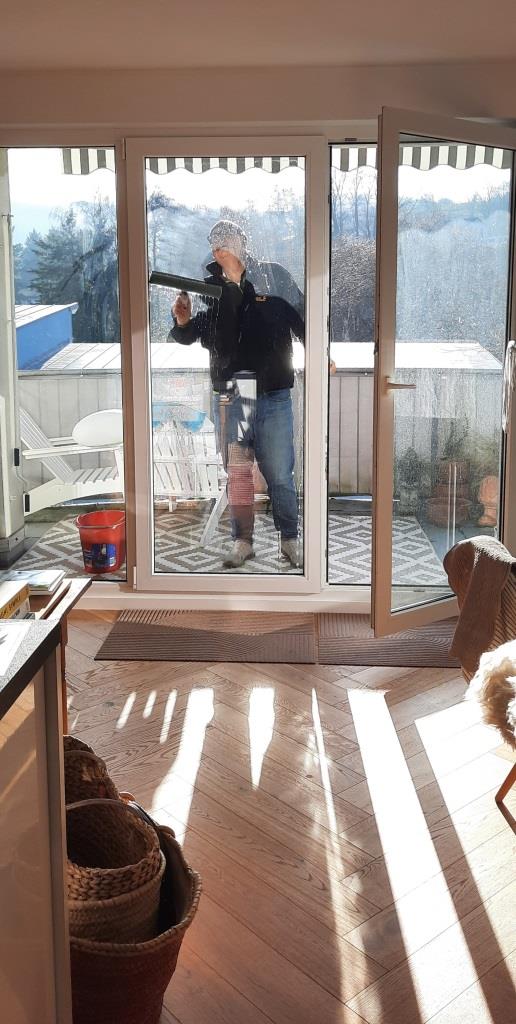 12von12 Januar 2025 Unterfreundenblog - Fensterputzer ;-)