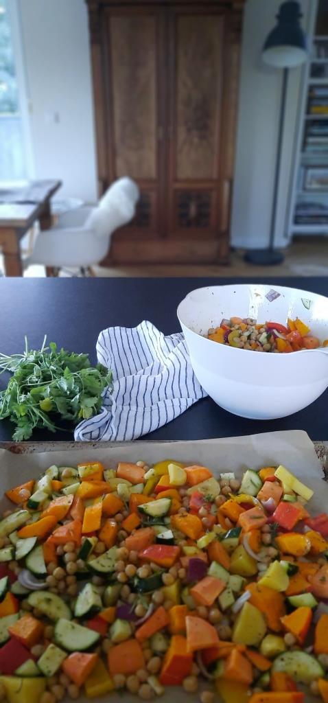 12von12 Januar 2025 Unterfreundenblog - Ofengemüse vom Blech