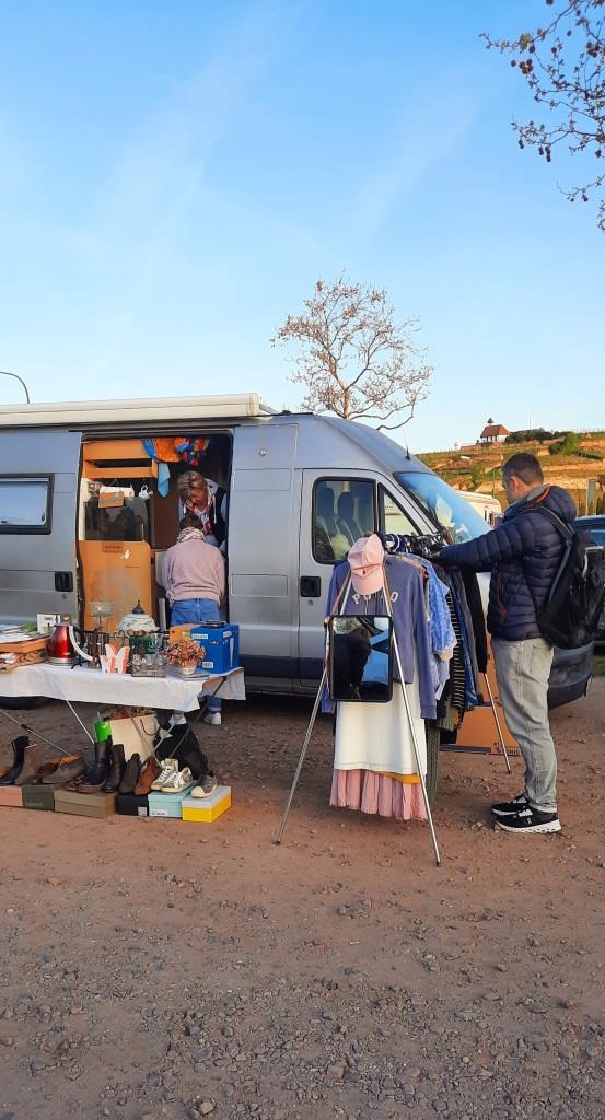 12von12 im April 2025 - Flohmarkt in Bad Dürkheim